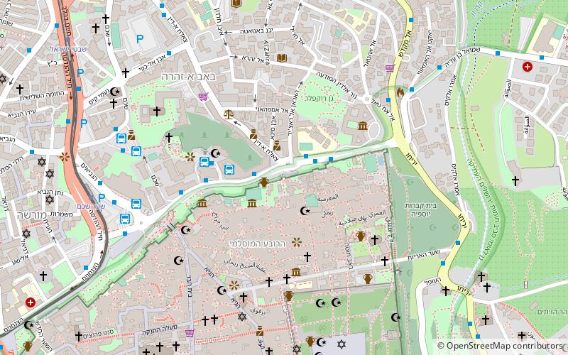 Herod's Gate location map