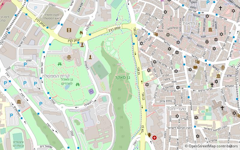 Parc Sacher location map