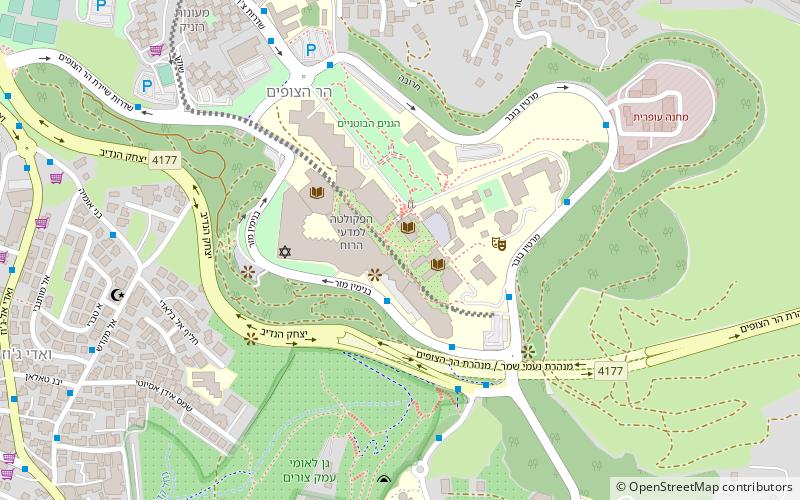 Parque natural de la Universidad Hebrea de Jerusalén location map