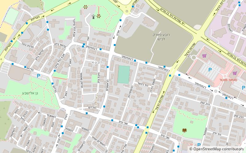 Stade Yud-Alef location map