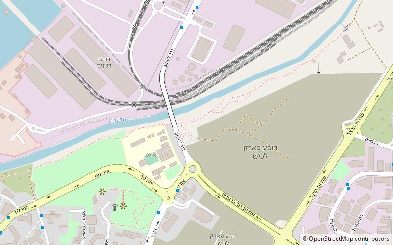 lachish park ashdod location map