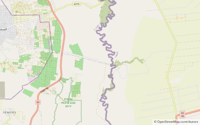 Qasr el Yahud location map