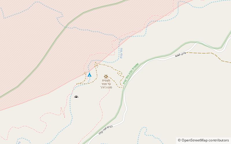 Wadi Qelt location map