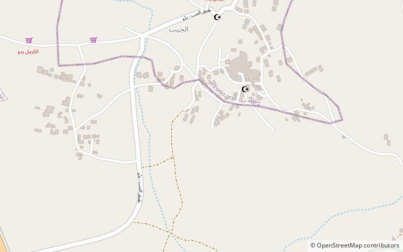 Gabaón location map