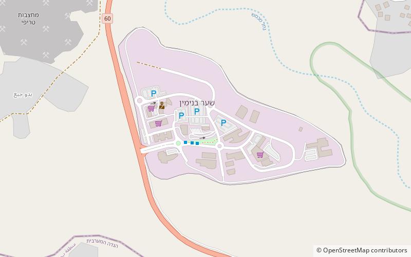 Sha'ar Binyamin Industrial Zone location map