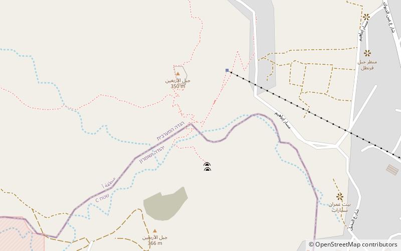 Monastère de la Tentation location map