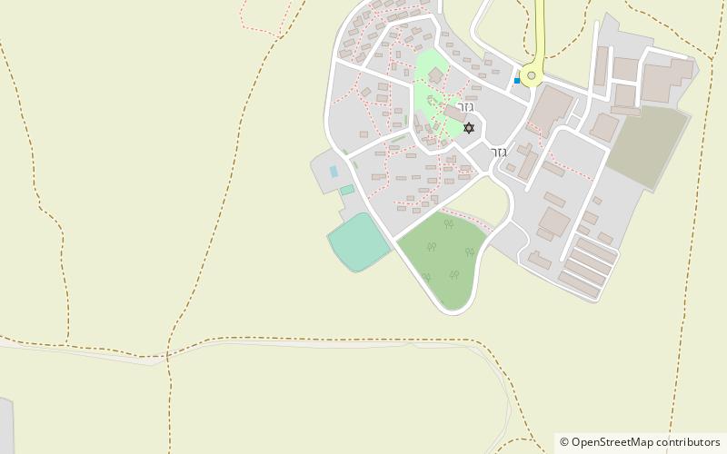 kibbutz gezer field location map