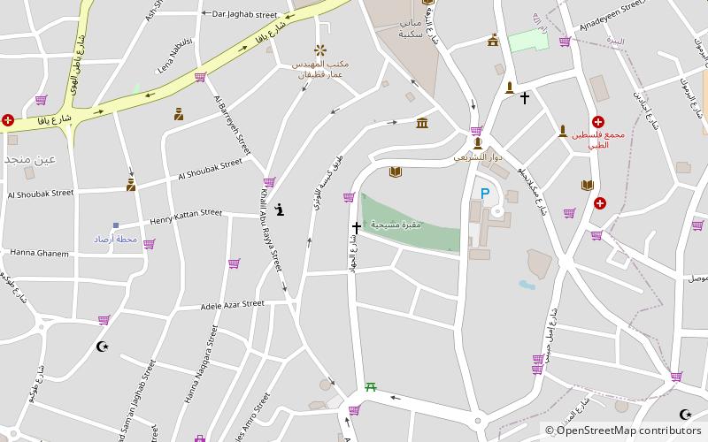 noora heritage house ramallah location map