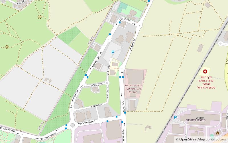 peres academic center rejovot location map