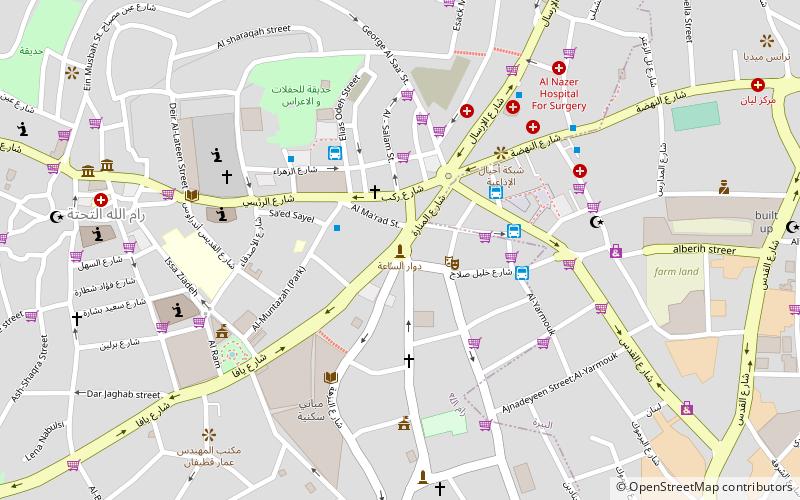 al saa square ramallah location map