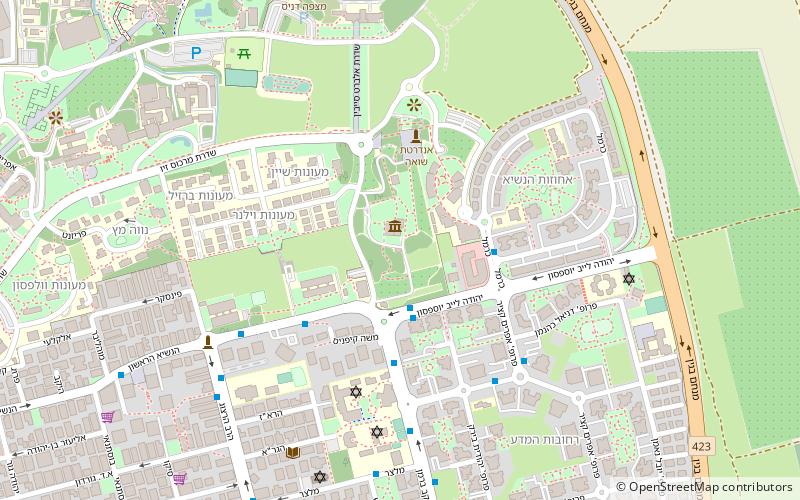 weizmann house rehovot location map