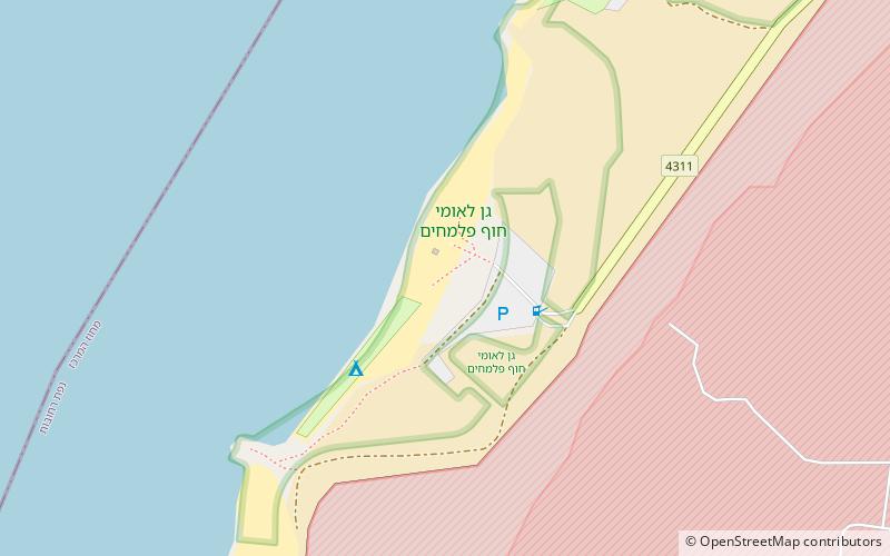 Yavne-Yam location map