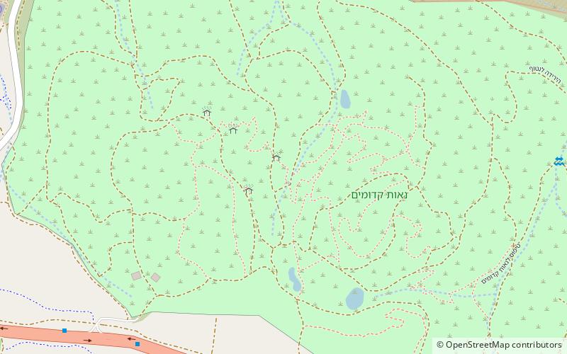 Neot Kedumim location map