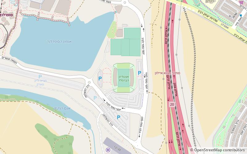 Haberfeld Stadium location map