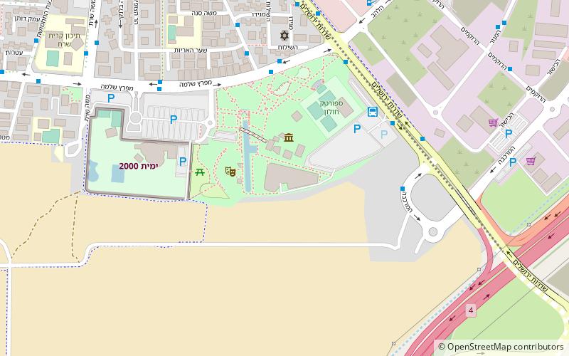Holon Toto Hall location map