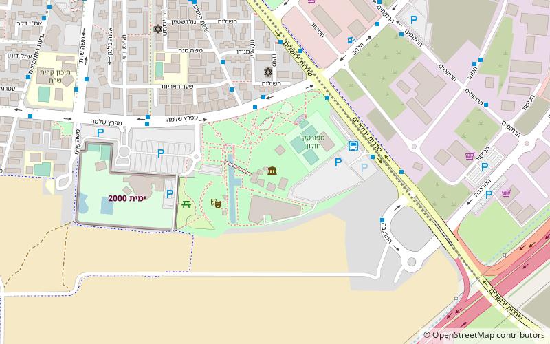 Holon Children's Museum location map