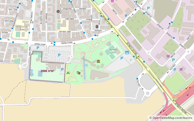park peres holon location map