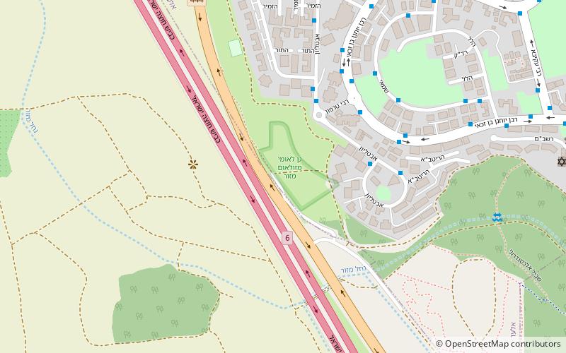 Mazor Mausoleum location map