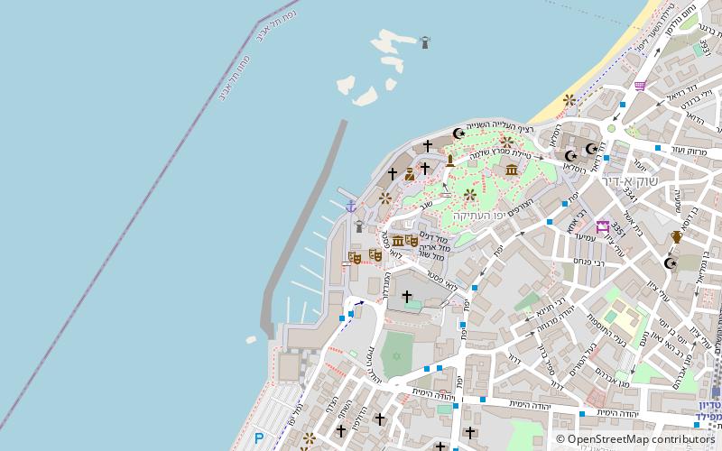 Phare de Jaffa location map