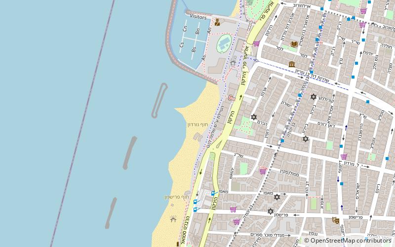 Gordon beach location map