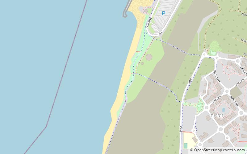 Tel Baruch Beach location