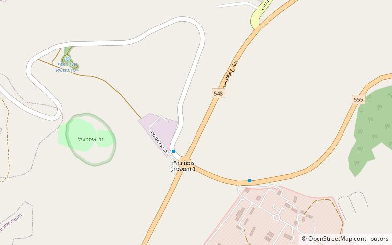 Huwwara checkpoint location map