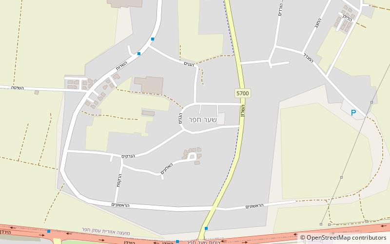 Beit Yitzhak-Sha'ar Hefer location map