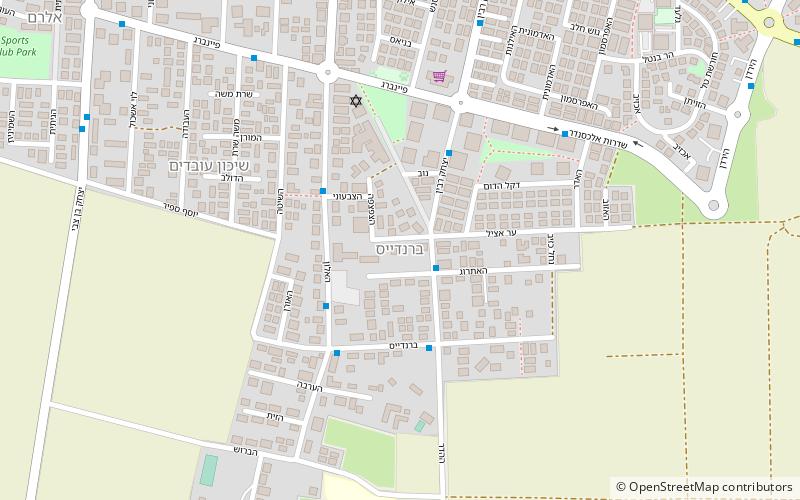 Kfar Brandeis location map