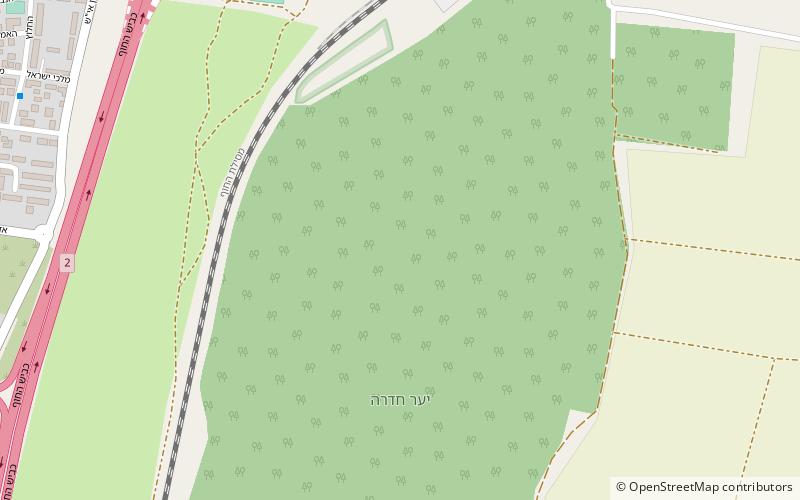 HaSharon Park location map