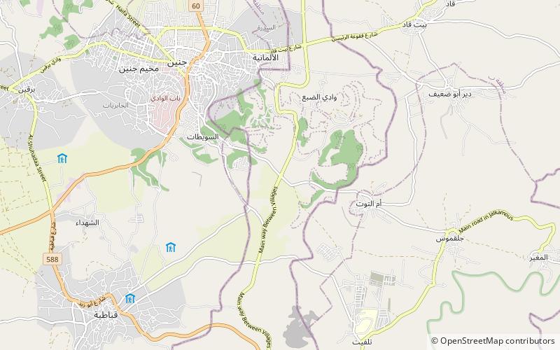 haddad tourism village jenin location map