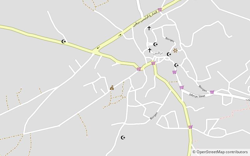 Burqin location map