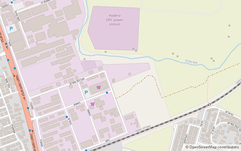 hadera subdistrict location map