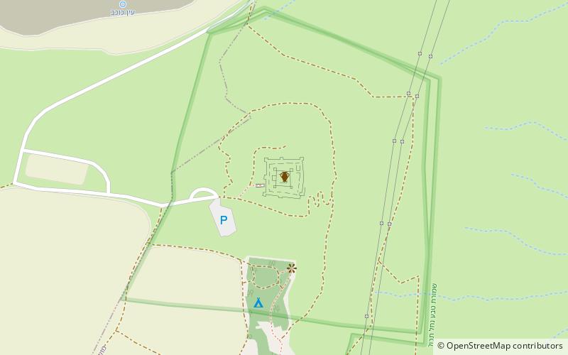 Twierdza Belvoir location map