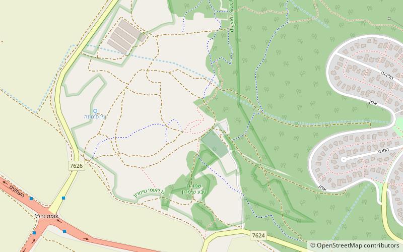 Tel Szimron location map