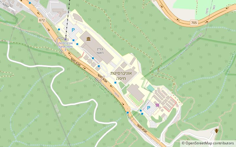 Universidad de Haifa location map