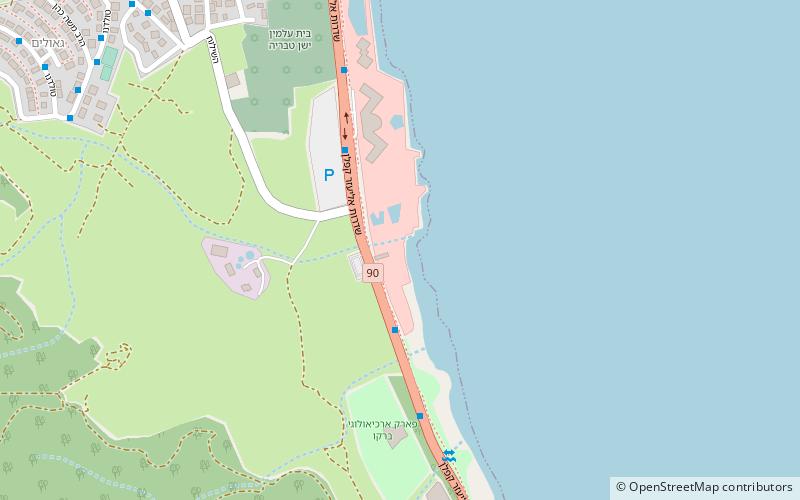 guy beach tiberias location map