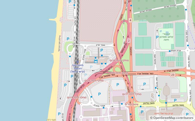 Carmel Beach Central Bus Station location map