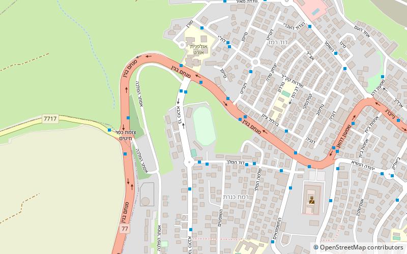 tiberias municipal stadium location map