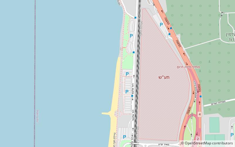 zamir beach haifa location map