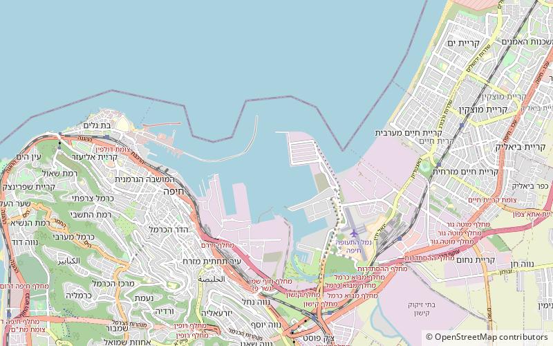 Haifa Bay location map