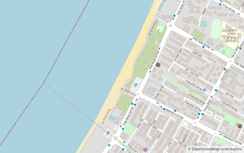 yamit beach hajfa location map