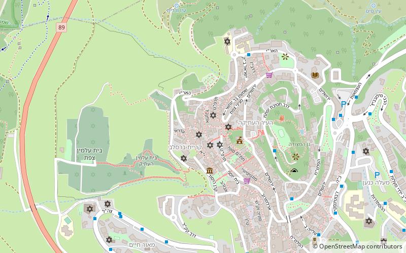 safed tourist information center location map
