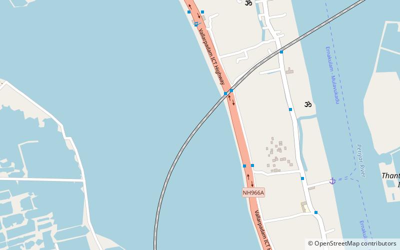 Vembanad Rail Bridge location map