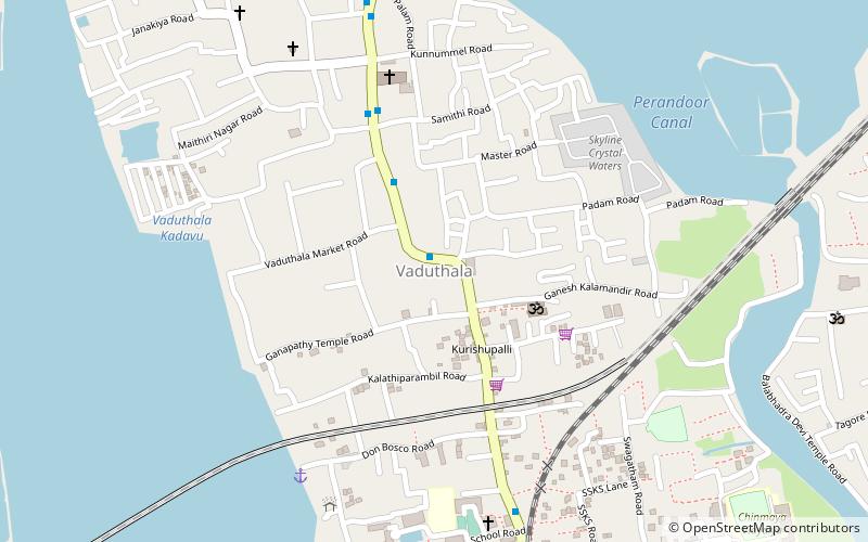 vaduthala koczin location map