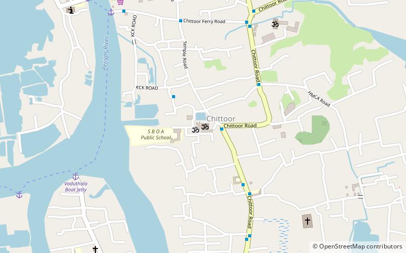 chittoor sree krishnaswamy temple kochi location map