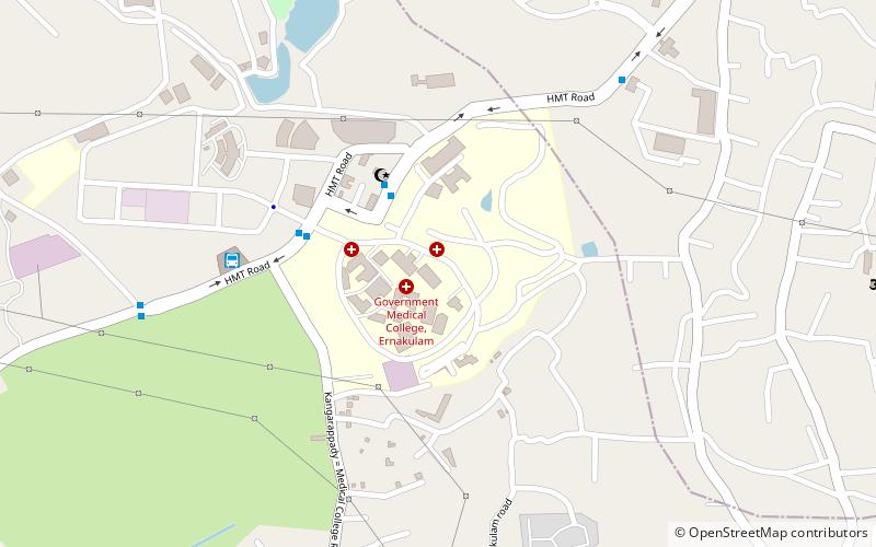 indira gandhi co operative hospital cochin location map