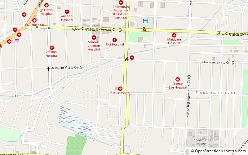 Karaikudi taluk location map