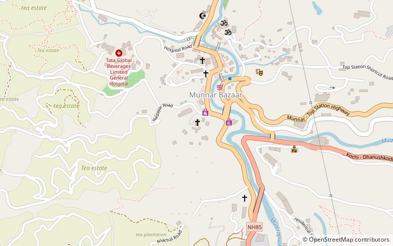 part of mount carmel church munnar location map