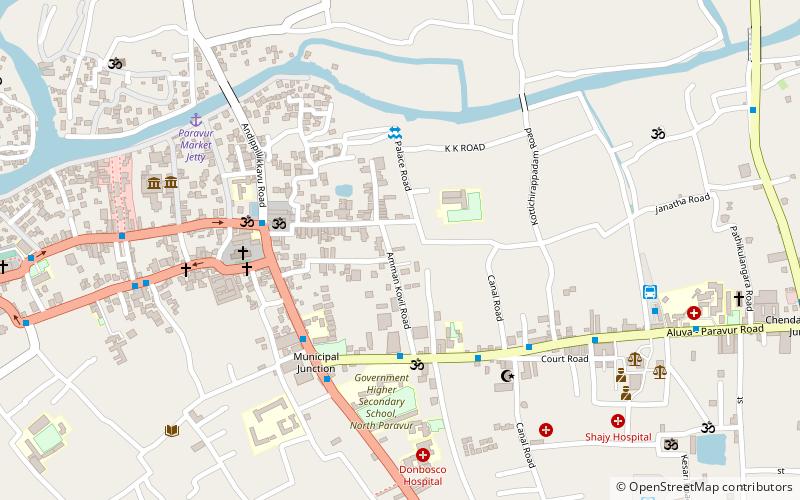 lakshmi college paravur location map