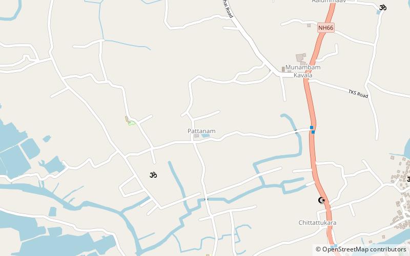 pattanam kochi location map